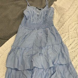 blue summer dress